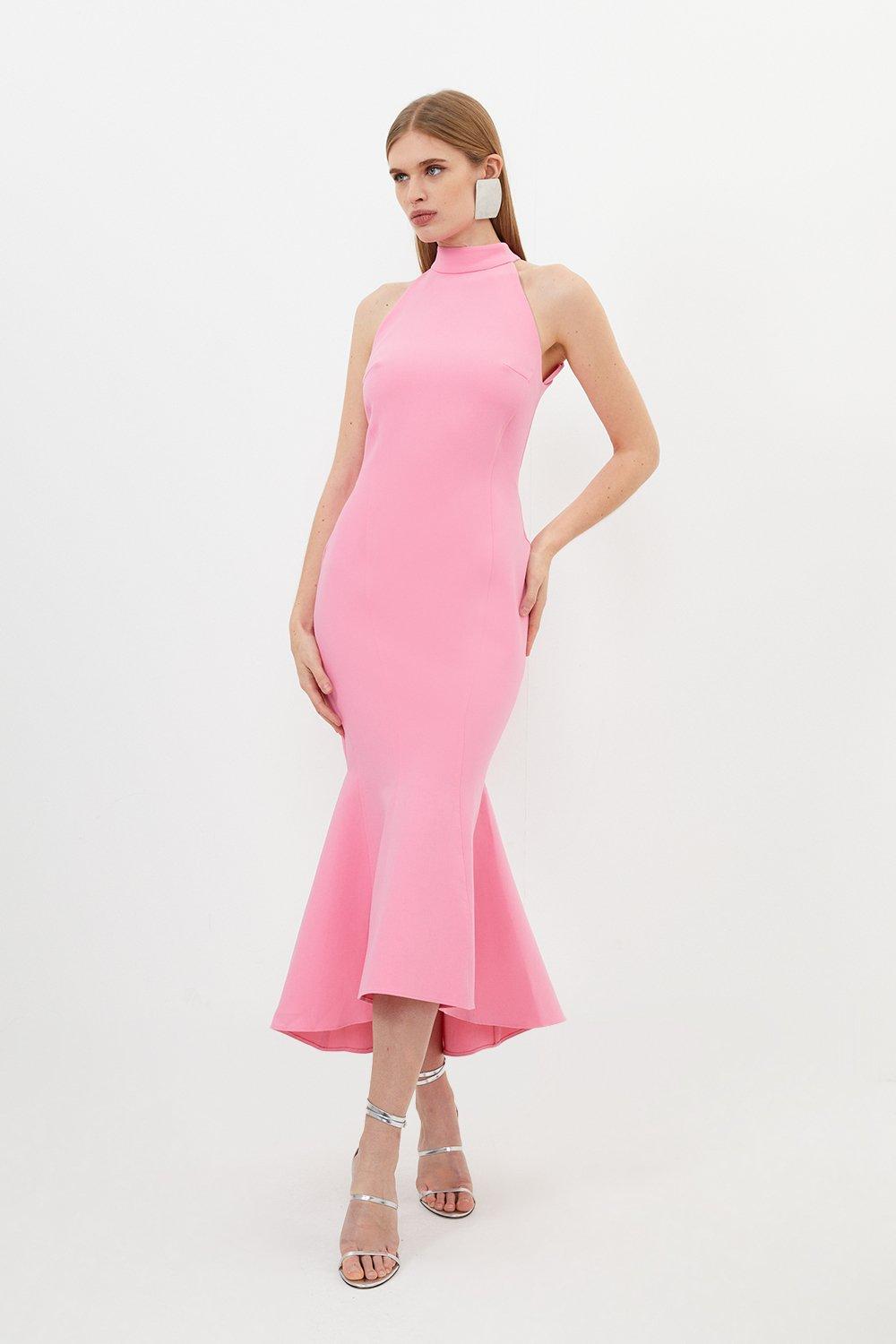 Karen millen hotsell pink dress